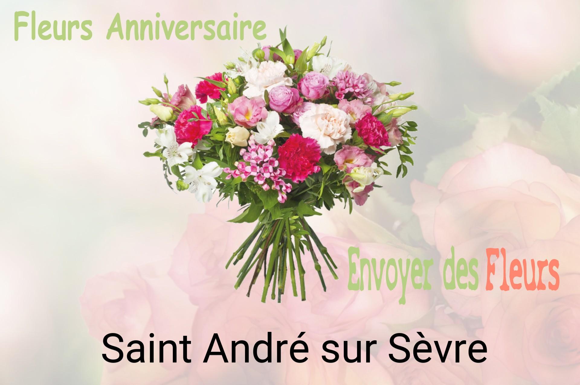 Bouquet de fleurs d’anniversaire livré à Saint-André-sur-Sèvre